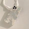 thumbnail image 3 of for iPhone Case,Cute Bubble Frame Hollow Cartoon Bunny Clear Soft Shockproof Phone Case (White,iPhone 13 Pro Max), 3 of 5