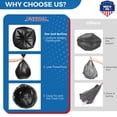 thumbnail image 3 of Bolsas de basura Fuxury 208-227 L, 150 unidades, negras, 0,7 mil, 38 x 58 cm, 3 of 7