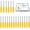 Yellow 30 Degree Fine Point Blades, variant on 20 Pcs Replacement Blades Compatible with Explore Air 2/Air 3/Explore 4/Maker/Maker 3/Maker 4 Cutting Machines (Red 45 Degree Standard Fine Point Blades)