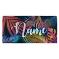thumbnail image 3 of Polarized Palms Personalized Velour Beach Towel, 3 of 4