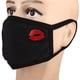 thumbnail image 3 of Mascarilla facial de algodón transpirable, estilo antivaho para uso diario, mascarilla antipolvo de moda con labios rojos, 3 of 8