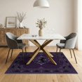 thumbnail image 3 of ODIKA Horror Bat Gothic Damask Ornamental Scrollwork Border Motif Vintage Easy Care Kids Safe for Small Living Room, Playroom, Bedroom, 3 of 7