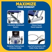 Total Gym Evolve Home Fitness Full Body Workout Machine with 16 Resistance Levels, Blue