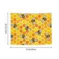 thumbnail image 6 of Zufioo Honeycombs Print Wall Decoration Tapestry 29x37in, Indoor Outdoor Dormitory Background Decoration Wall Hanging Home Furnishings, 6 of 8