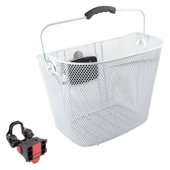 Sunlite QR Basket White Steel 13.5x10.5x10.5`