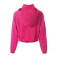 thumbnail image 4 of MixMatchy Women's Lightweight Y2K Cropped Jackets Yoga Quick Dry Windbreaker Zipper Jackets Workout Running Hoodie Jackets, 4 of 7