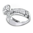 thumbnail image 2 of Ladies Diamond Rings 14K Cluster Design Natural 1.6 Ctw Diamond Ring (White Gold Size 5), 2 of 4