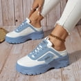 thumbnail image 6 of YLYL Women's Platform Sneakers Fashion Casual Shoes Comfortable Walking Lightweight Non Slip Memory Foam Insole Sneakers, 6 of 9