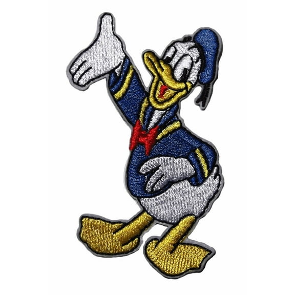 Donald Duck Character 3" Tall Embroidered Patch