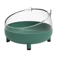 thumbnail image 3 of Animal PEQUEÑO casa de baño hámster caja de baño de arena ducha transparente bañera extraíble hámster bañera arena casa de baño para conejo rata verde oscuro, 3 of 8