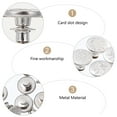 thumbnail image 3 of Minkissy 10 Pcs Boutons de Blazer Rond Rétro pour Veste Installation Instantanée Argent, 3 of 7