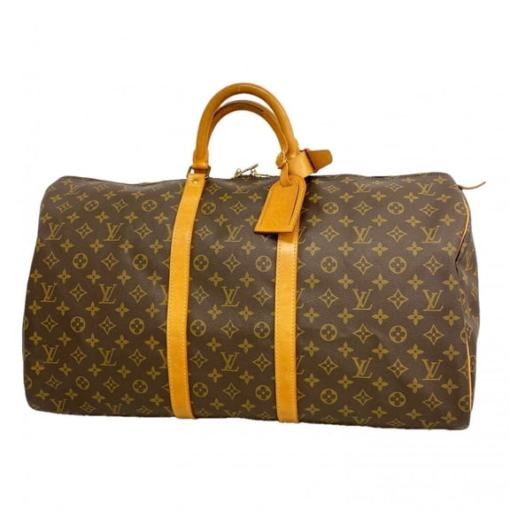 Pre-Owned Louis Vuitton Bags - Boston Monogram Keepall 55 M41424 Brown Men's & Women's