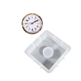 thumbnail image 5 of Table Clocks Silicone Model, Table Clock Epoxy Resin Model with Clockwork Accessories Handmade for Home Decor Epoxy Resin Casting Square, 5 of 9