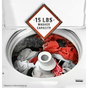 Hotpoint 4 cu ft High Efficiency White Top Load Washing Machine with Cold Plus