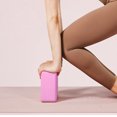 thumbnail image 5 of High Density EVA Yoga Blocks Set of 2 with Stretch Strap, Foam Fitness Bricks, Non-Slip Exercise Support for Yoga, Pilates, Home Training, 5 of 6