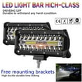 thumbnail image 1 of 7 inch 400W LED Work Light Bar Flood Spot Beam Offroad 4WD SUV Driving Fog Lamp, 1 of 8