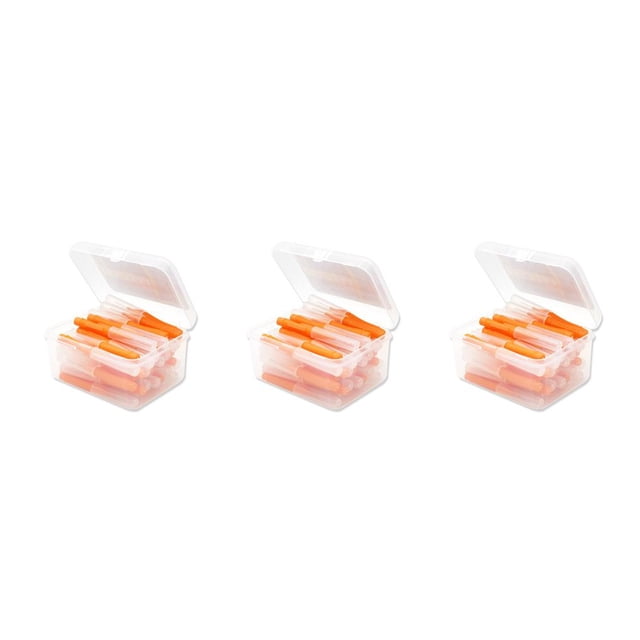 Qarigey 40 Uds cepillo interdental Push-Pull cepillos de en forma de I herramienta de higiene bucal para interiores y exteriores hogar Type1 NO1