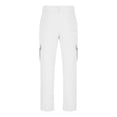 thumbnail image 4 of Akiihool Loose Cargo Pants for Men Men’s Casual Trousers Elastic Loose Fit Winter Pants White,L, 4 of 5