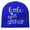 Blue, variant on Knitted Letter Pattern Hat Outdoor Windproof Handmade Crochet Hat for Girl