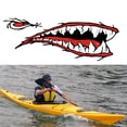 thumbnail image 4 of 2 piezas nuevas calcomanías de boca de dientes de tiburón s divertidas Baoblaze Pegatina Barco de pesca en canoa, 4 of 7