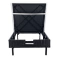 thumbnail image 6 of SAFAVIEH Outdoor Collection Cam Chaise Sunlounger Black/Beige, 6 of 12
