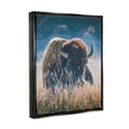thumbnail image 3 of Stupell Industries Bison in Meadow Photography Animals & Insects Photography Black Floater Framed Art Print Wall Art, 17 x 21, 3 of 9