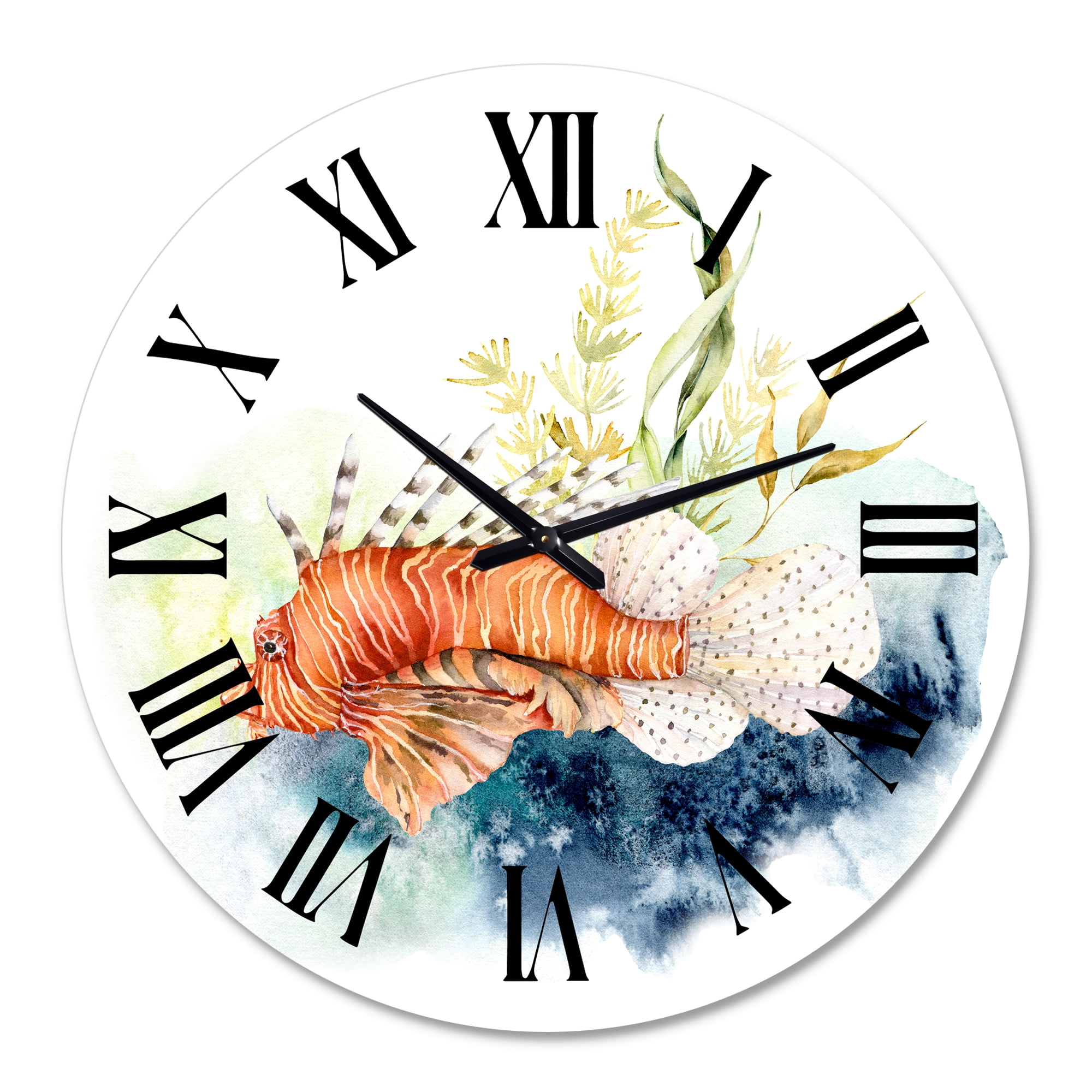 Designart 1 in Coastal Wall Clock