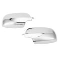 thumbnail image 3 of 2pcs Gloss Silver Door Mirror Cover Trim Rearview Mirror Housing Replacement for B5 2001‑2006, 3 of 11