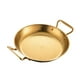 thumbnail image 5 of Paellera de acero inoxidable con asas dobles, sartén voladora, sartén para cocinar, plato de metal para aperitivos, paellera para picnic y barbacoa 20 centímetros, 5 of 8