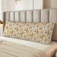 thumbnail image 2 of Balery Hippie Bee Honeycomb Funda Protectora para Almohada Corporal de Algodón Hipoalergénico con Cierre(55 x 21 pulgadas), Almohadas No Incluidas, 2 of 7