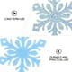 thumbnail image 3 of 30 piezas de copos de nieve, parches de horquilla para el cabello, accesorios de ropa DIY, 3 of 7