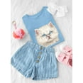 thumbnail image 3 of Angry Kitten T-Shirt Toddler -Kayomi Harai Designs,  5 Toddler, 3 of 4