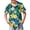 #A19-Dark Green, variant on Abcomgle Boys Spring Shirts Tropical Floral Print Boys Beach Shirt Button Down Short Sleeve Vacation Boys Dress Shirt,Dark Green,7-8Years