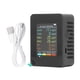 thumbnail image 2 of Monitor Inteligente de Del Aire, Pantalla LCD Retroiluminada Portátil, Detector de CO2, TVOC, HCHO, PM2.5, PM10 ConfiPión de Aarma Para El Hogar, La Oficina y LA, 2 of 7