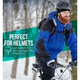thumbnail image 2 of Gorro para correr - Gorros de cabeza de esquí y ciclismo atléticos térmicos de invierno para hombres - Se adapta debajo de los cascos Otoño e invierno Deportes al aire libre Frío y cálido Hatbla Feliz Sencillez, 2 of 5