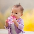 thumbnail image 4 of Infantino Water-Filled Textured Teethers 2 Pink & 1 Lime, for Babies 6-12 Months, 3-Pack, 4 of 7