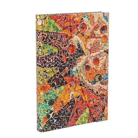 Gaudi's Sun MIDI Unlined Hardcover Journal, 144pg, 120gsm, Antoni Gaudi Collection by Paperblanks (Gaudi's Mosaics), (Hardcover)