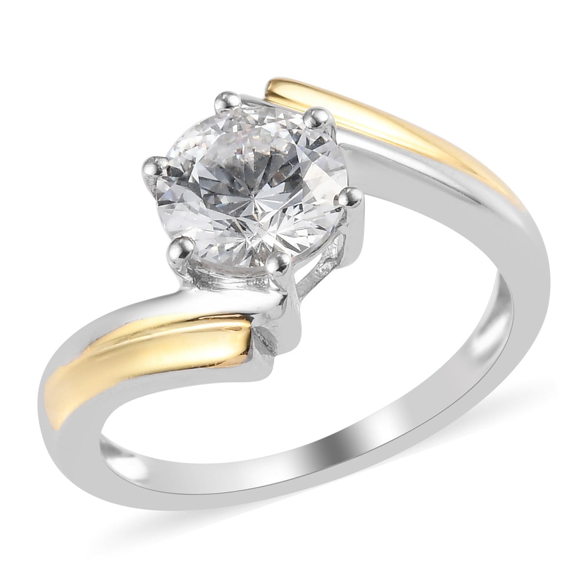 Fashion Creative Star Stones Surrounded Design AAA Zircon Wedding Rings Size 9