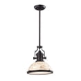 thumbnail image 1 of Elk Lighting Chadwick Pendant in Oiled Bronze and Cappa Shells, 1 of 4