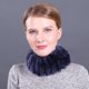 thumbnail image 1 of Bufanda de piel de conejo Nueva funda de cuello de piel de punto elástica para otoño e invierno Jersey de mujer Cuello cálido Uso dual Exención, 1 of 5