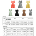 thumbnail image 6 of FYMNSI Summer Dresses for Women Mommy and Me Floral Smocked Tiered Dress Half Sleeve Spring A-Line Party Ruffle Dress L, 6 of 6