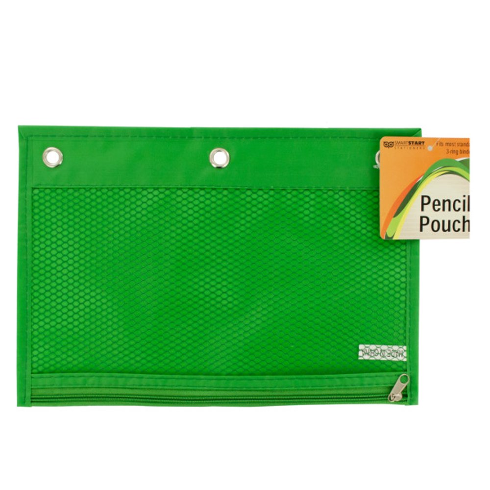 Zippered Pencil Pouch for 3Ring Binders (Available in a pack of 24