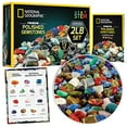 thumbnail image 2 of NATIONAL GEOGRAPHIC Premium Polished Stones - 2 Pounds of 1/2-Inch Tumbled Stones and Crystals Bulk, Arts and Crafts, Rock and Mineral Kit, Rocks for Kids, STEM Toys, 2 of 3