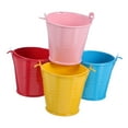 thumbnail image 6 of Zehuanyu Set of 4 Small Tin Buckets, Iron Containers for Child and Baby, Size 6.00X5.20X4.20CM Each, 6 of 8