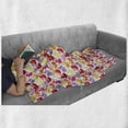 thumbnail image 6 of Bunny Soft Flannel Fleece Blanket, Colorful Computer Graphics Pattern on a Plain White Background Cartoon Nursery Theme, Cozy Plush for Indoor and Outdoor Use, 50" x 70", Multicolor, by Ambesonne, 6 of 6