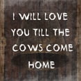 thumbnail image 2 of Lewis, Sheldon 20x20 White Modern Wood Framed Museum Art Print Titled - Cows Come Home, 2 of 4