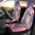 thumbnail image 2 of Yiaed Colorful Cloud White Horse Print Car Seat Covers,Universal Auto Seats Protector Fits for Car,SUV Sedan,Truck,Automotive Seat Covers & Accessories(Two packs), 2 of 7