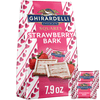 GHIRARDELLI Strawberry Bark Chocolate Squares for Valentines, 7.9 Oz Bag
