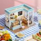 thumbnail image 3 of DIY hut smile light food shop creative wooden food play shop model ornaments gift, 3 of 3