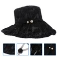 thumbnail image 2 of KAKOWELY Elegante sombrero de pescador de ala ancha, fino y plegable, con doble cara., 2 of 5